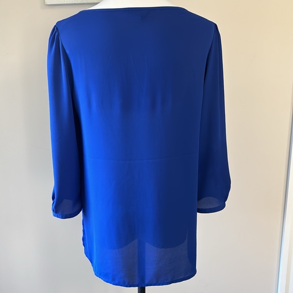 Women’s Express Blouse size S blue - Picture 2 of 3